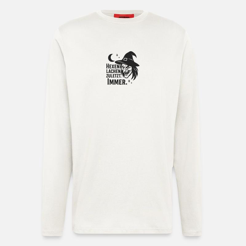 Witch laughs last Always - Longsleeve - made by SPREAD  - OFF WHITE