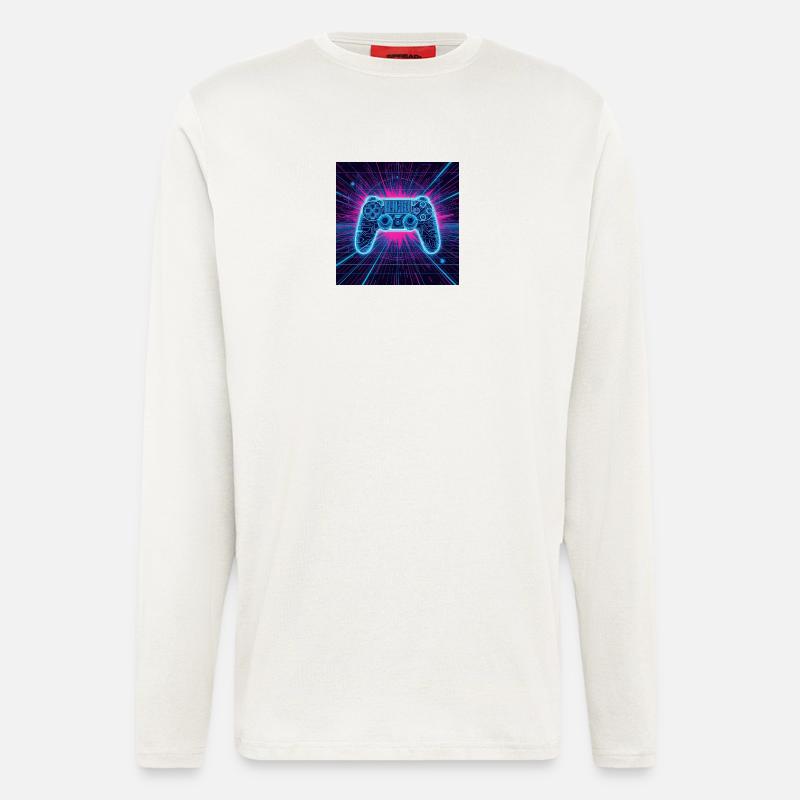 Neon Gaming Universe - Longsleeve - made by SPREAD  - OFF WHITE