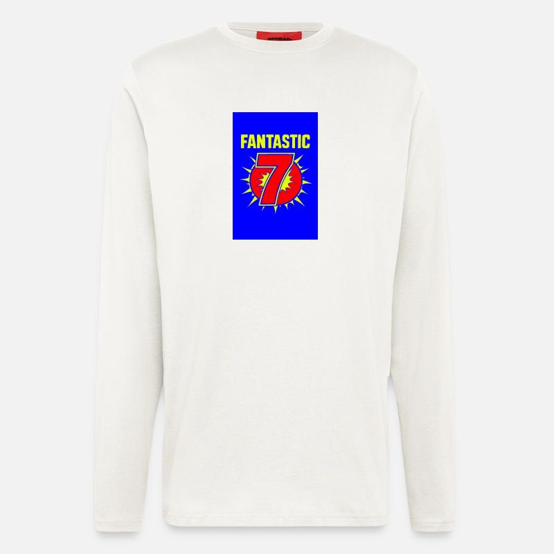 Fantastic 7 Retro Burst - Longsleeve - made by SPREAD  - OFF WHITE