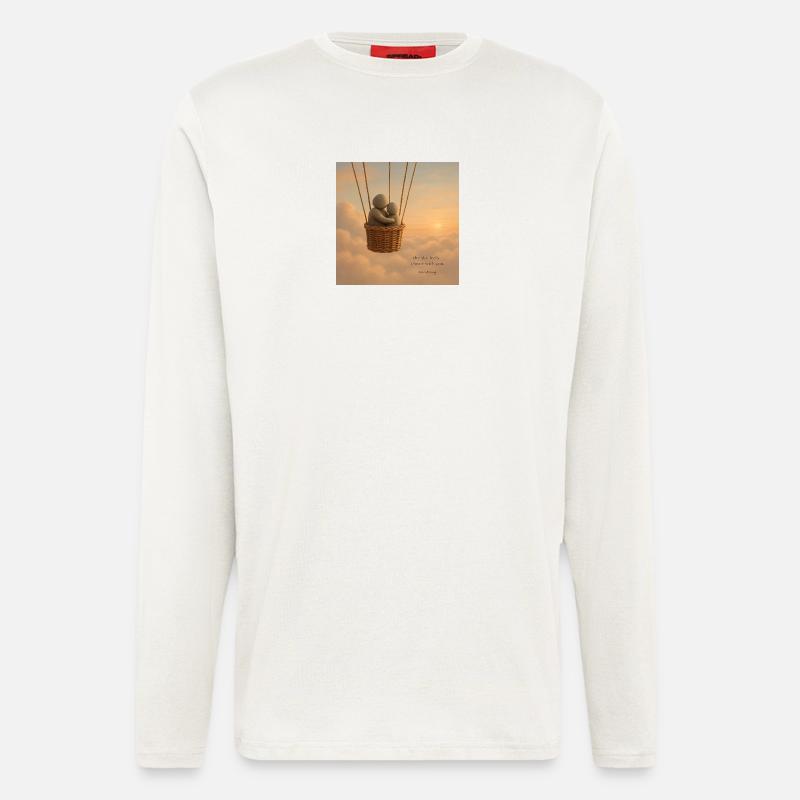 Skybound Whispers Embrace - Longsleeve - made by SPREAD  - OFF WHITE