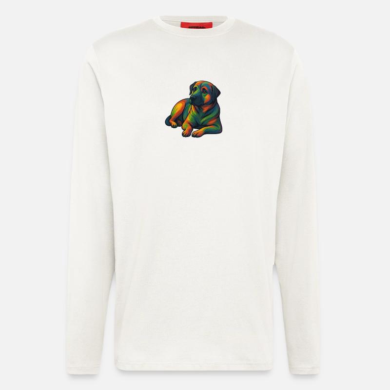 Hund-Kangal - Langarmshirt - made by SPREAD  - OFF WHITE