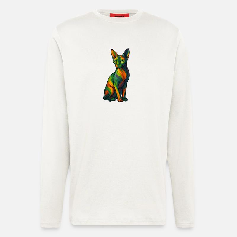 Sphynx - Longsleeve - made by SPREAD  - OFF WHITE