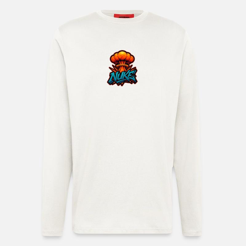 NUKE!  - Graffiti Explosion | exclusive Design - Longsleeve - made by SPREAD  - OFF WHITE