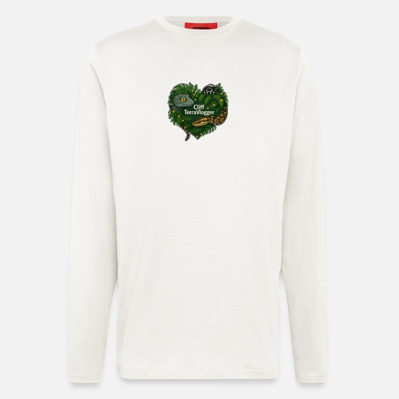 Cliff TerraVlogger Jungle Heart - Longsleeve - made by SPREAD  - OFF WHITE