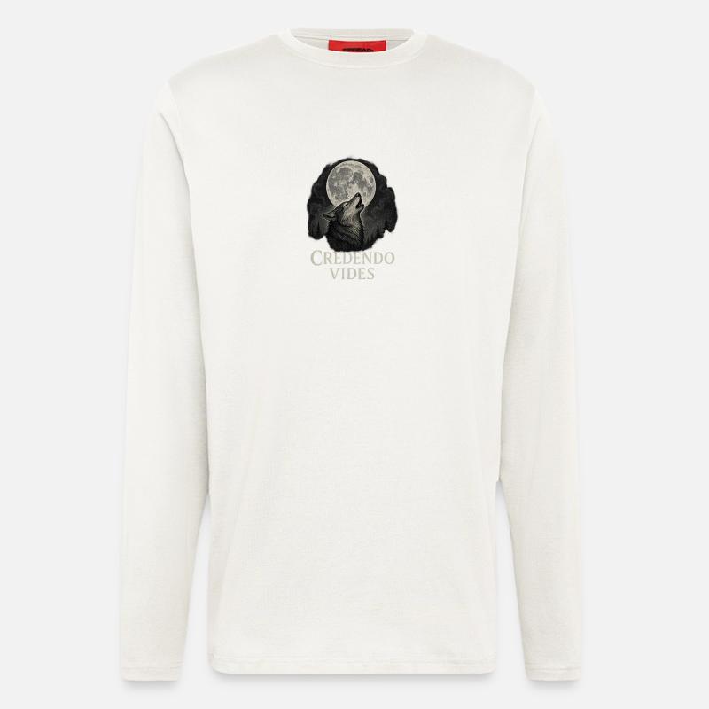 Majestic Wolf - Longsleeve - made by SPREAD  - OFF WHITE