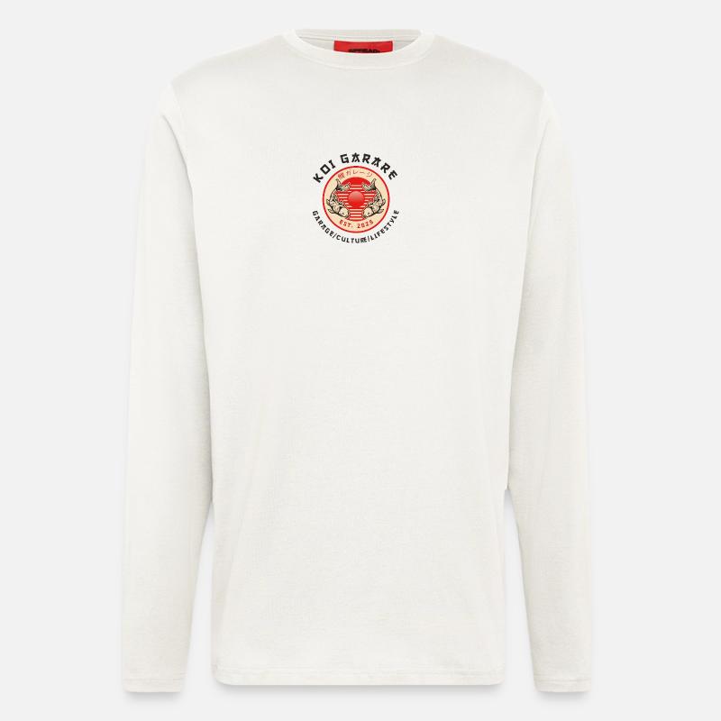 Koi Garage - Longsleeve - made by SPREAD  - OFF WHITE