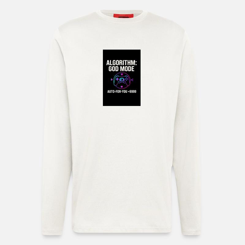 Algorithm God Mode - Longsleeve - made by SPREAD  - OFF WHITE