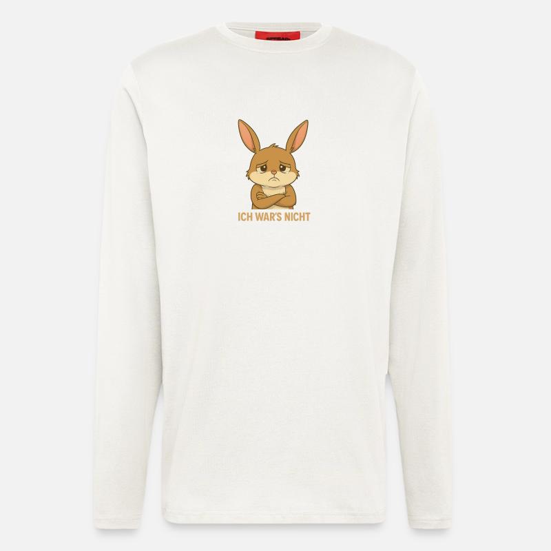 Ich War's Nicht Hase - Langarmshirt - made by SPREAD  - OFF WHITE