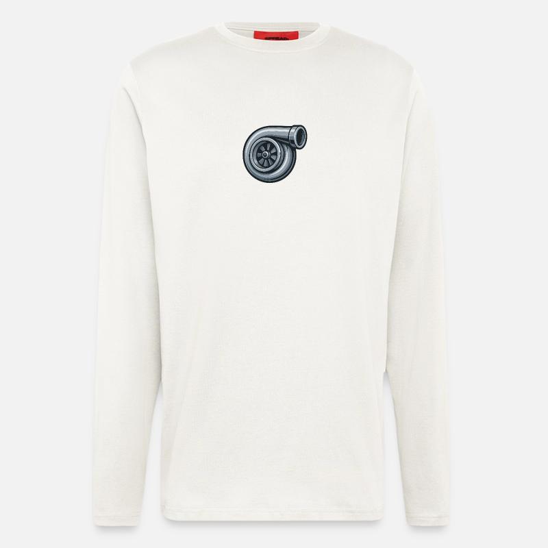 Mechanical Graphics Turbo - Longsleeve - made by SPREAD  - OFF WHITE