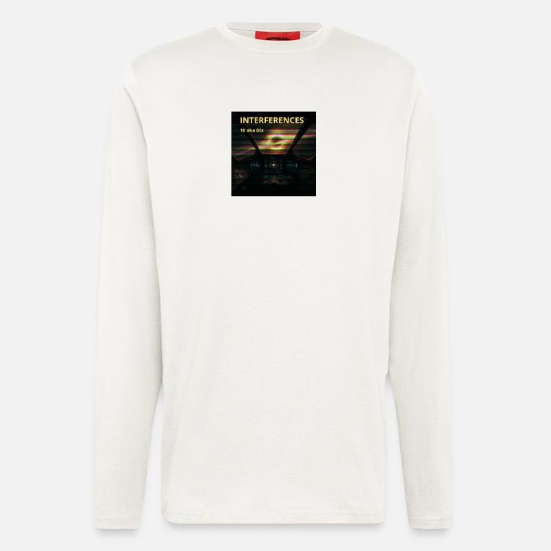 Nebula-Cockpit-Interferenz - Langarmshirt - made by SPREAD  - OFF WHITE