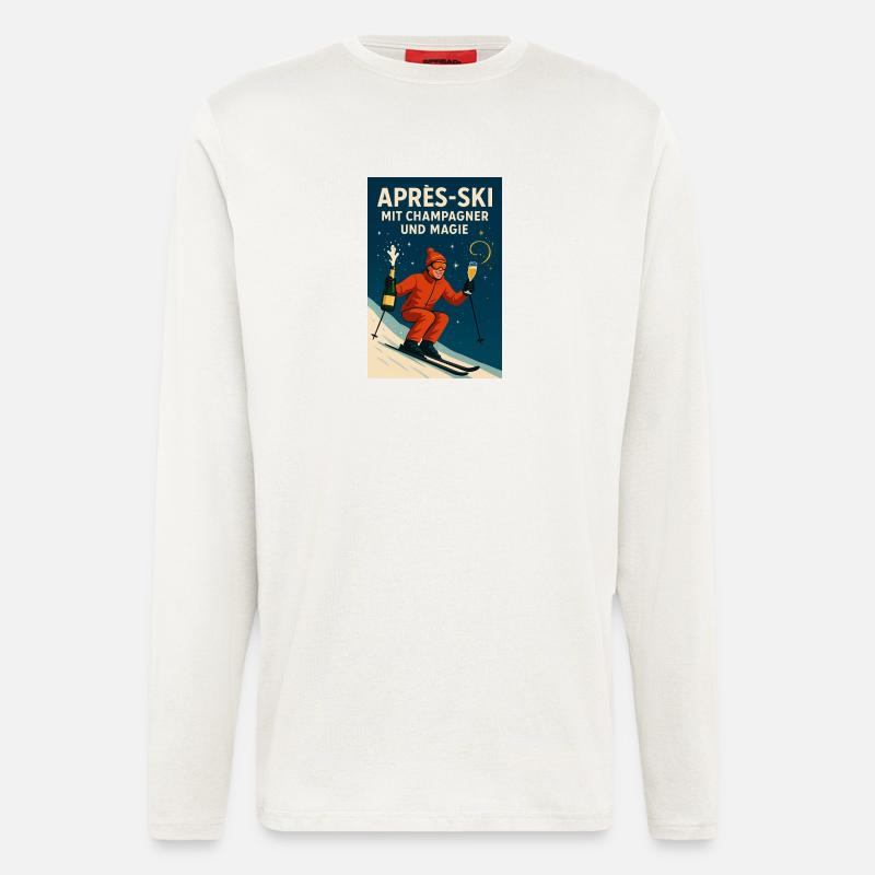 Après-ski magic - Longsleeve - made by SPREAD  - OFF WHITE