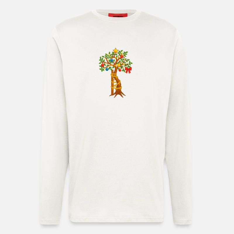 Bäumchen von Andry in weihnachtlich - Langarmshirt - made by SPREAD  - OFF WHITE