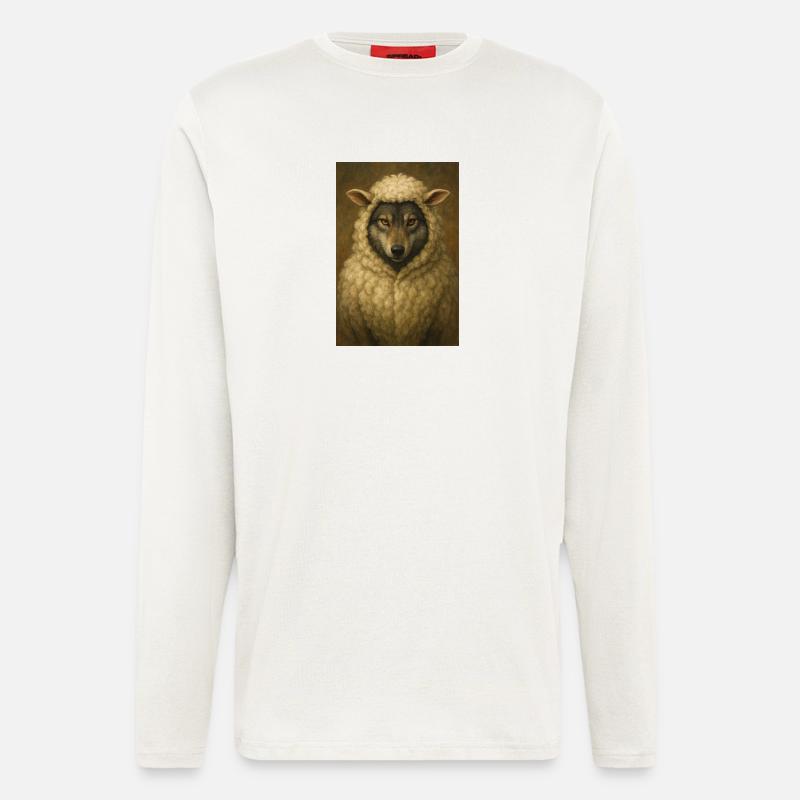 Wolf im Schafspelz - Langarmshirt - made by SPREAD  - OFF WHITE