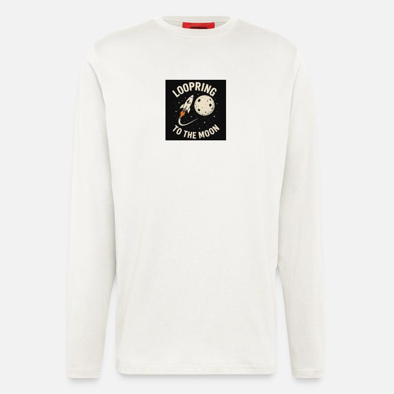 Loopring to the Moon! - Longsleeve - made by SPREAD  - OFF WHITE