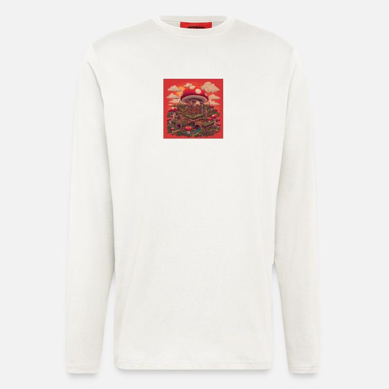 Mushroom Kingdom II - Langarmshirt - made by SPREAD  - OFF WHITE