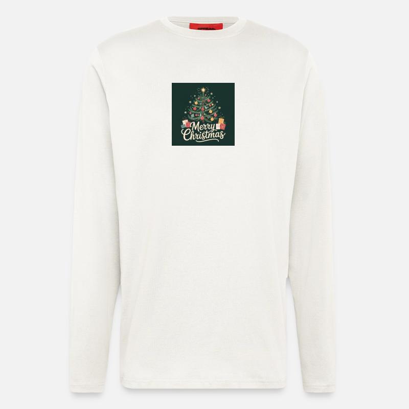 Merry Christmas - Langarmshirt - made by SPREAD  - OFF WHITE