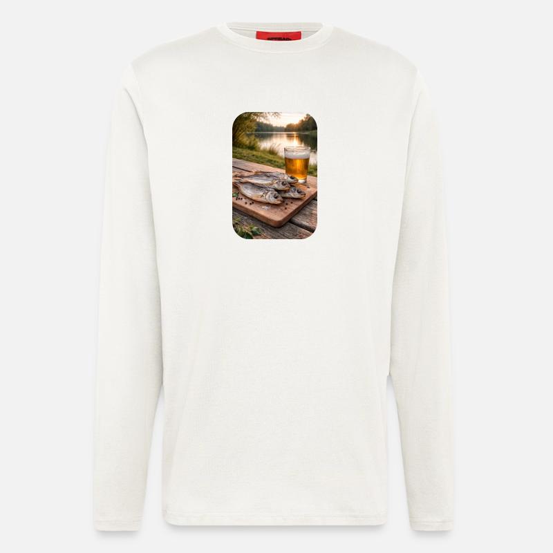 am See - Langarmshirt - made by SPREAD  - OFF WHITE