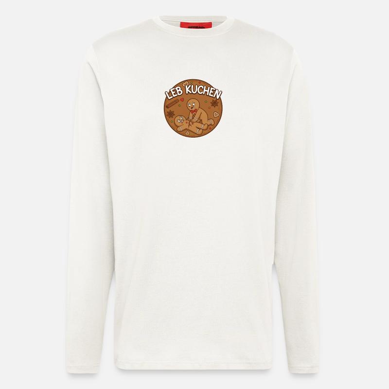 Lebkuchen Liebesrettung - Langarmshirt - made by SPREAD  - OFF WHITE