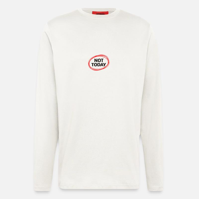 Nicht Heute  - Langarmshirt - made by SPREAD  - OFF WHITE