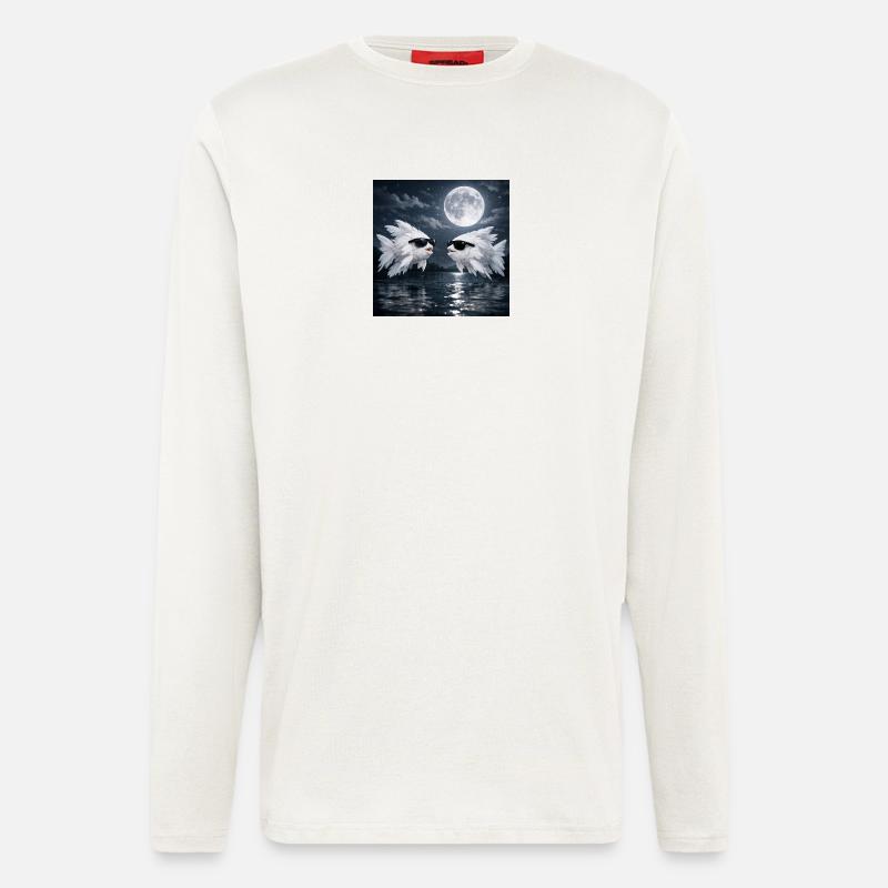 Federfisch - Langarmshirt - made by SPREAD  - OFF WHITE