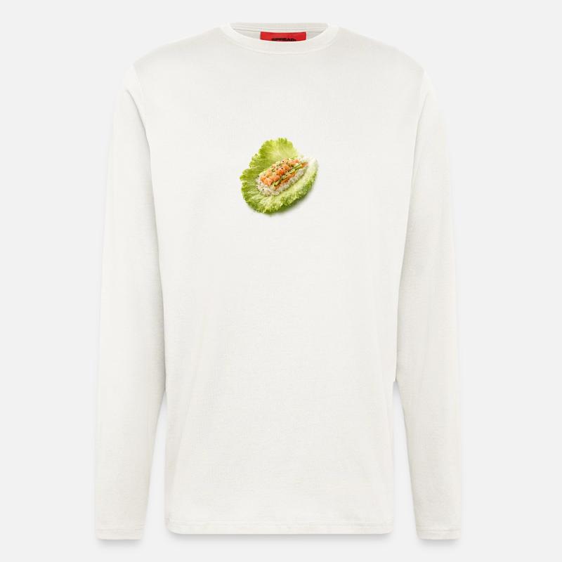 Lettuce Sushi Wrap - Langarmshirt - made by SPREAD  - OFF WHITE