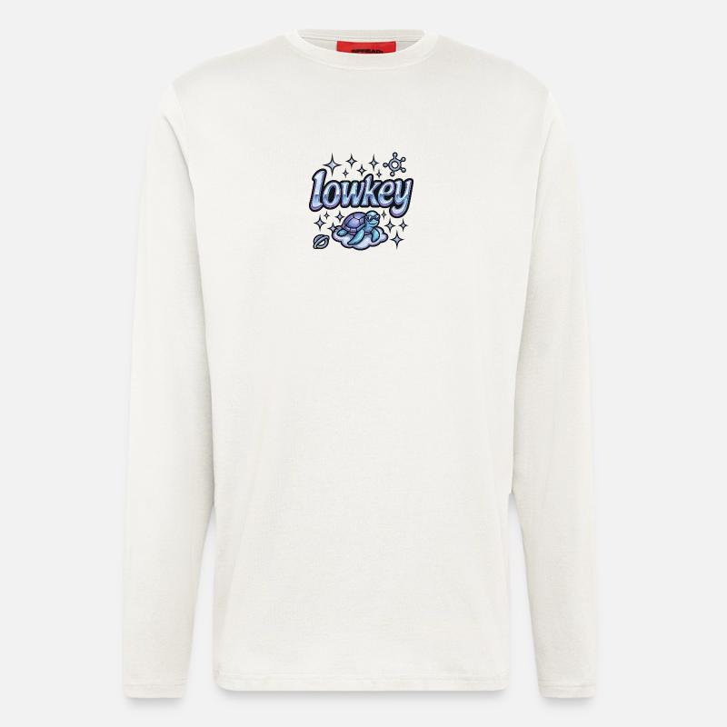 Lowkey turtle on cloud - Longsleeve - made by SPREAD  - OFF WHITE
