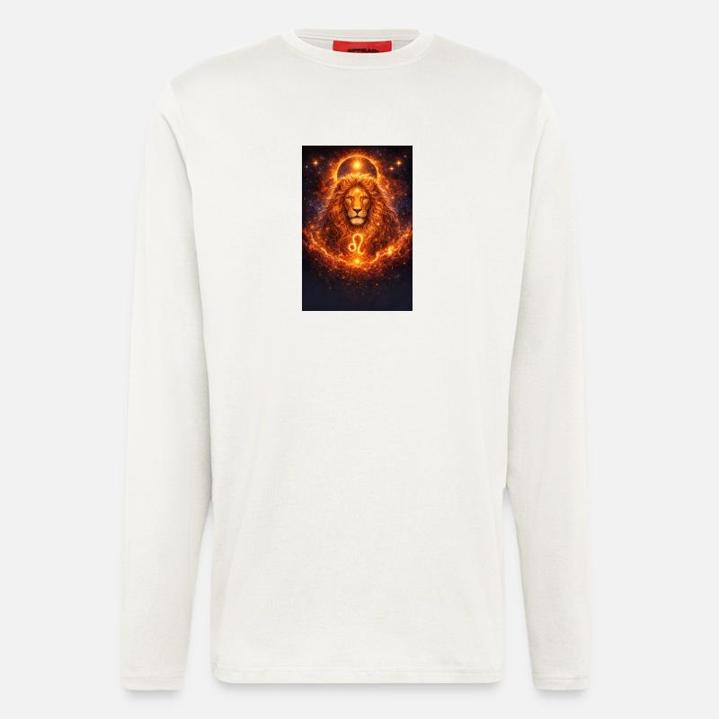 Löwe - Langarmshirt - made by SPREAD  - OFF WHITE