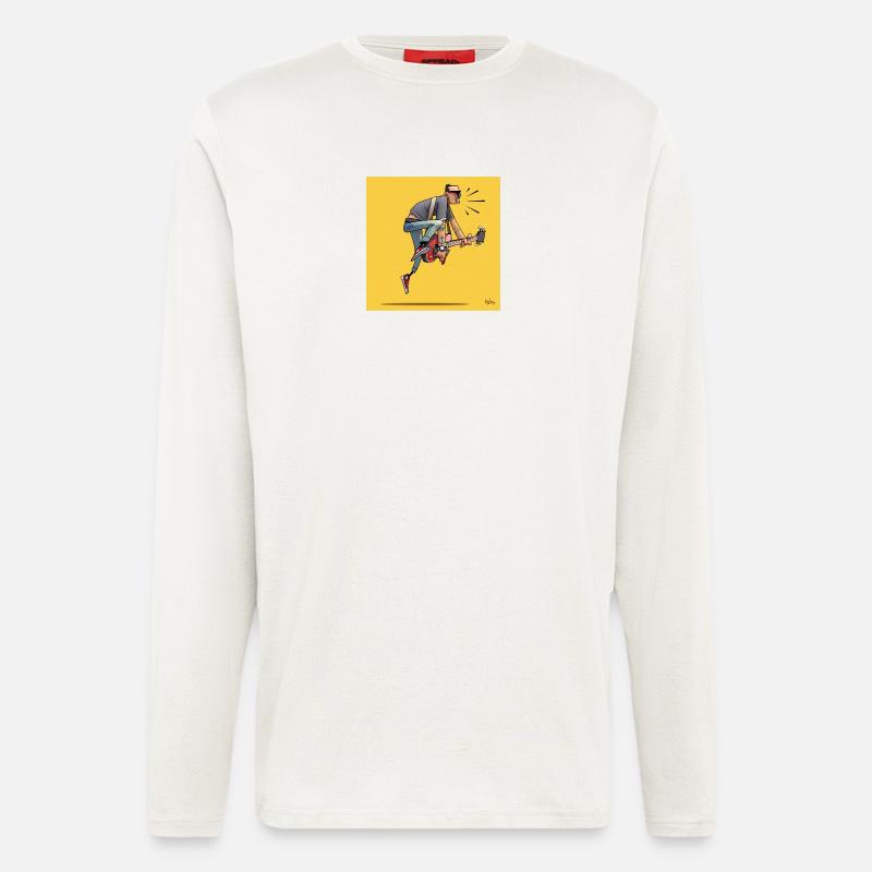 Pure Rock N Roll - Longsleeve - made by SPREAD  - OFF WHITE
