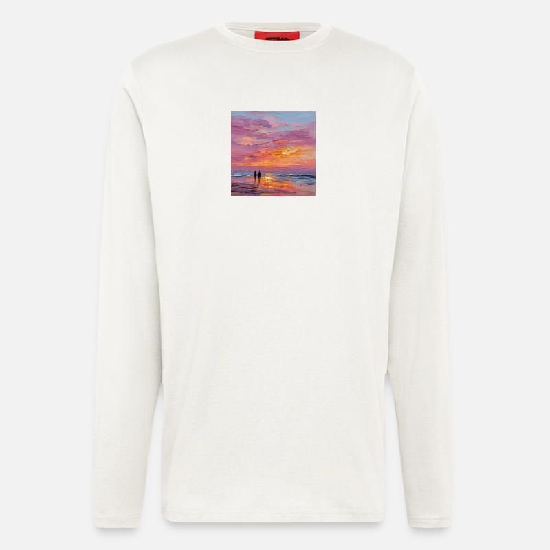 Sonnenuntergang - Langarmshirt - made by SPREAD  - OFF WHITE