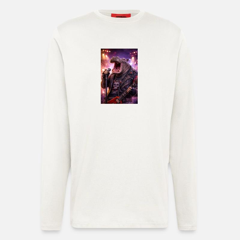 RockyZoo50 - Langarmshirt - made by SPREAD  - OFF WHITE