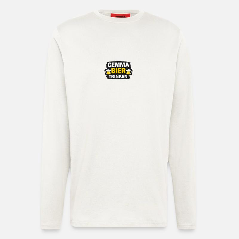 Gemma Beer Drinking - Longsleeve - made by SPREAD  - OFF WHITE