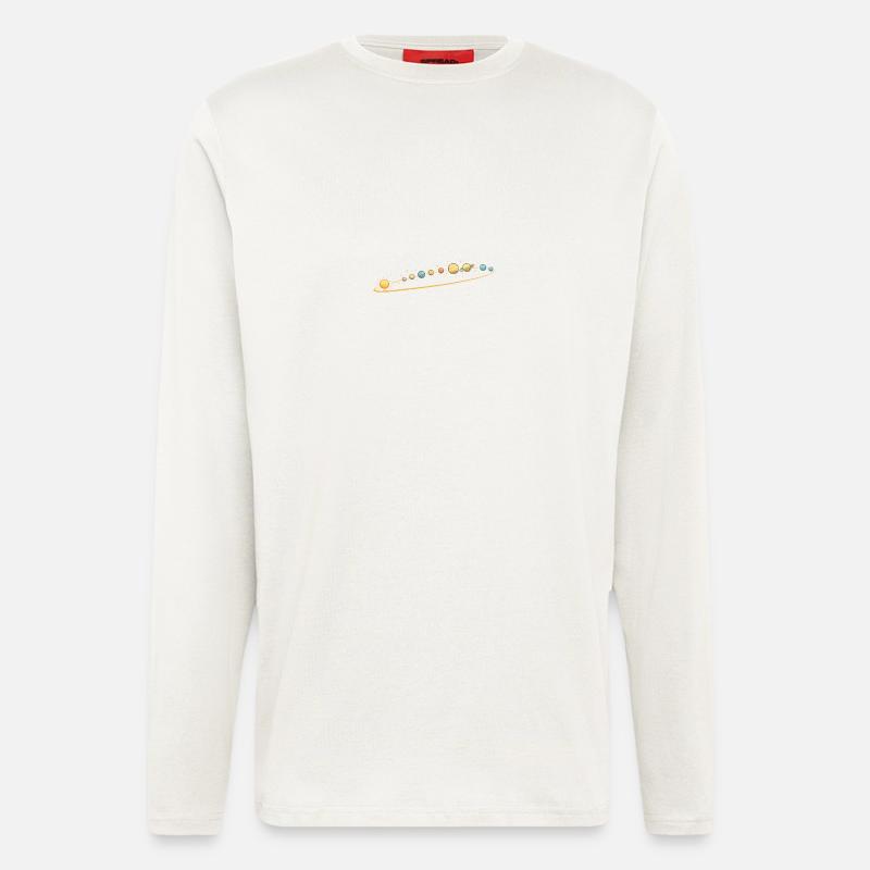 Solar-System - Langarmshirt - made by SPREAD  - OFF WHITE