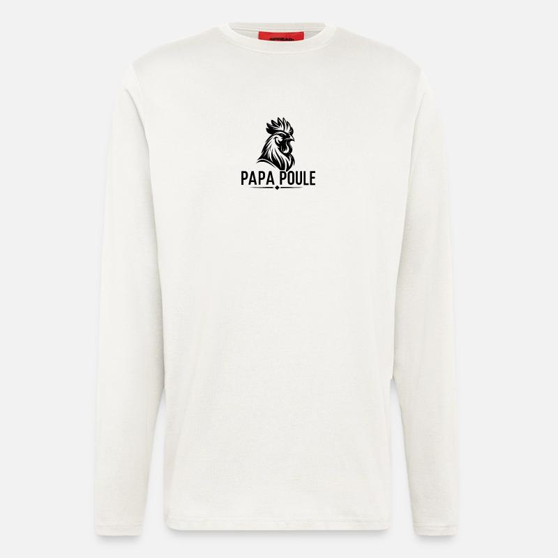 Daddy Hen – Protective Daddy - Longsleeve - made by SPREAD  - OFF WHITE