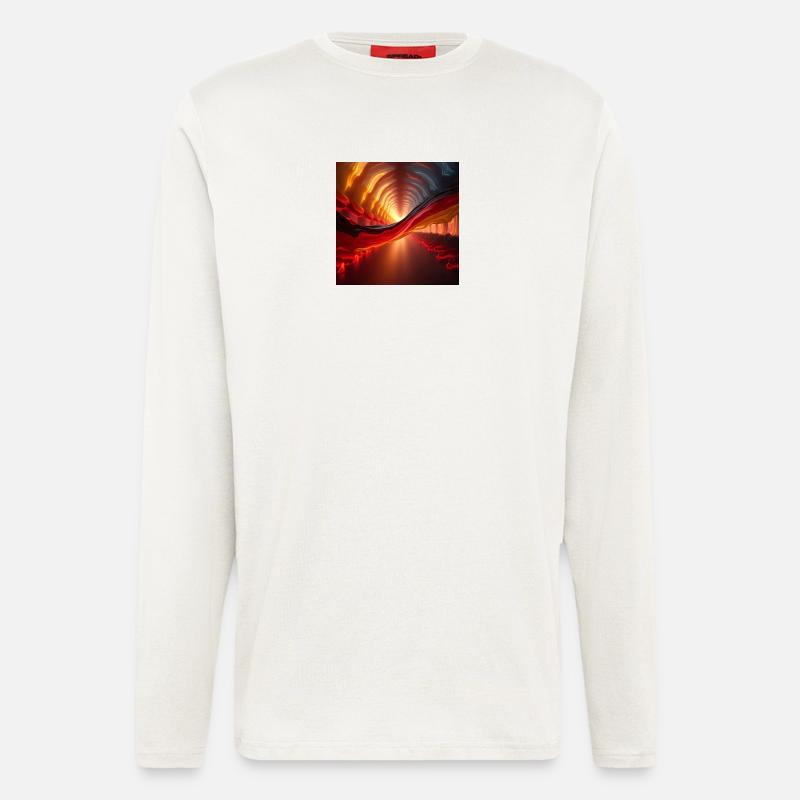 Flaggen Deutschland - Langarmshirt - made by SPREAD  - OFF WHITE