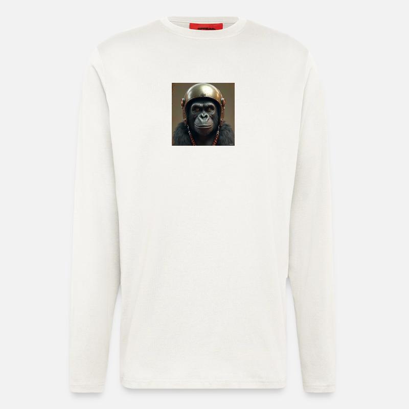 gorilla - Longsleeve - made by SPREAD  - OFF WHITE