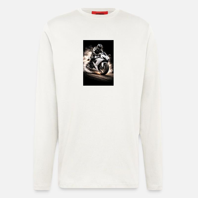Smoke Engine - Longsleeve - made by SPREAD  - OFF WHITE