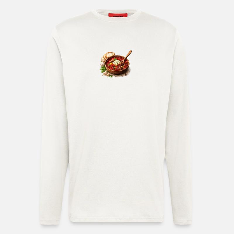 Herzhafter Eintopf - Langarmshirt - made by SPREAD  - OFF WHITE