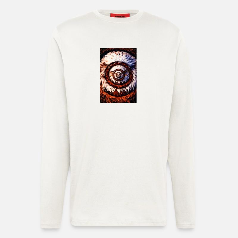 Spring Spiral with Spring Patterns - Longsleeve - made by SPREAD  - OFF WHITE