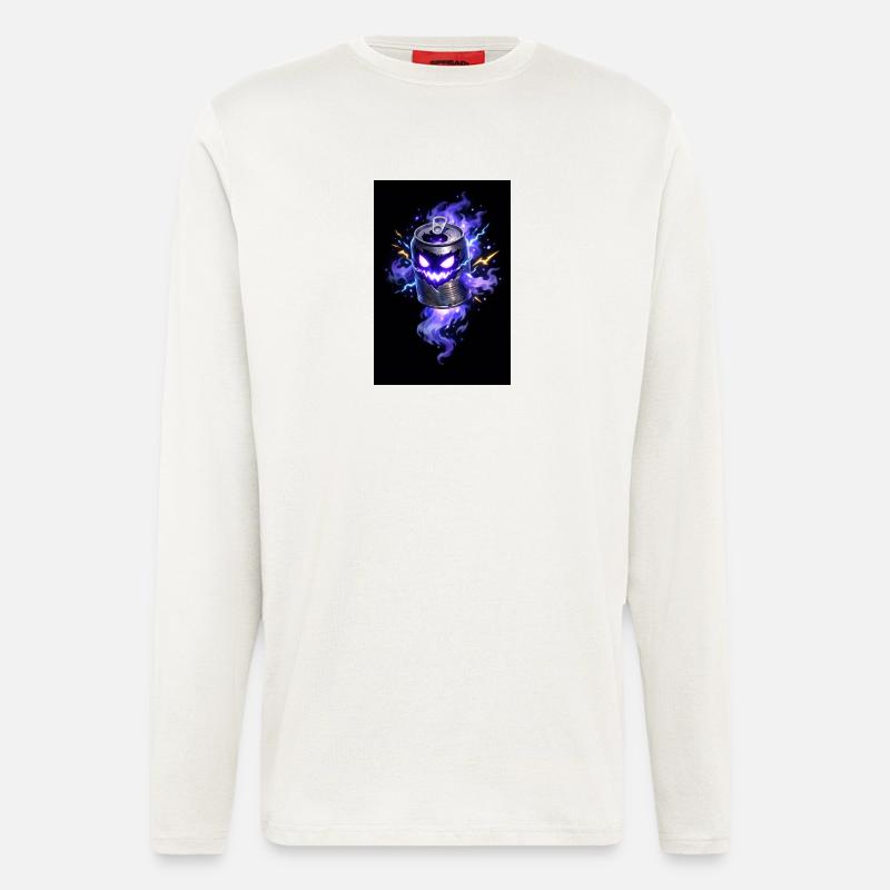 Violette Spukkanone Halloween - Langarmshirt - made by SPREAD  - OFF WHITE