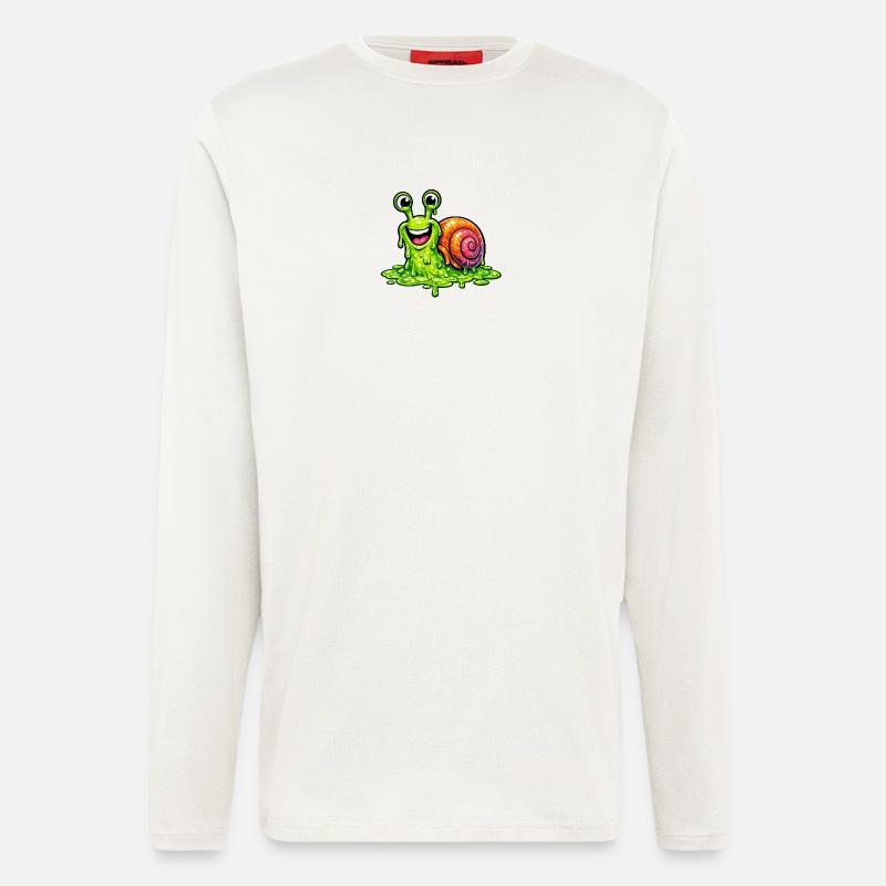 You make me slime - Langarmshirt - made by SPREAD  - OFF WHITE