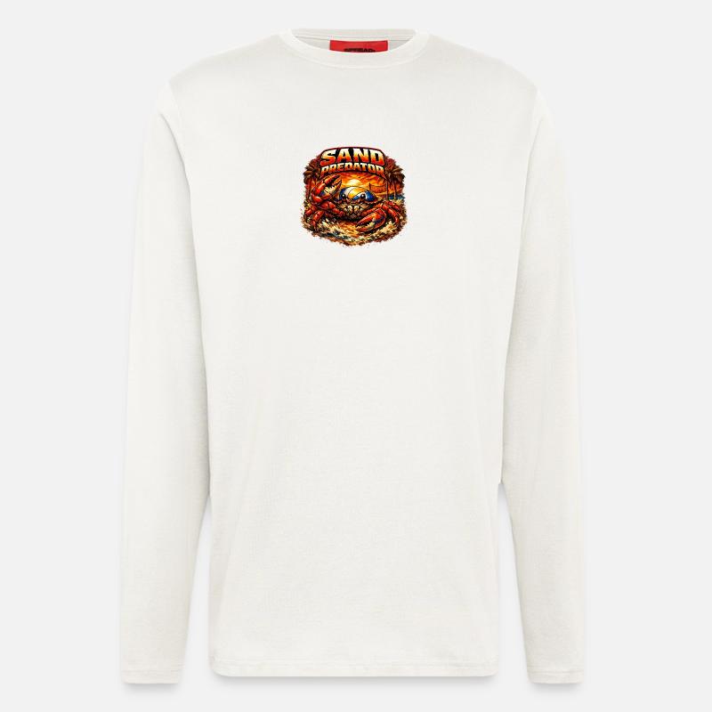 Sand Predator - Langarmshirt - made by SPREAD - OFF WHITE