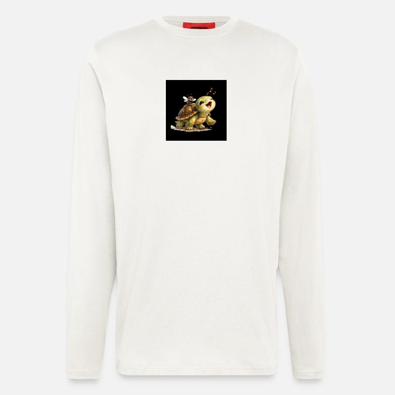 Turtle and the fly - Longsleeve - made by SPREAD  - OFF WHITE