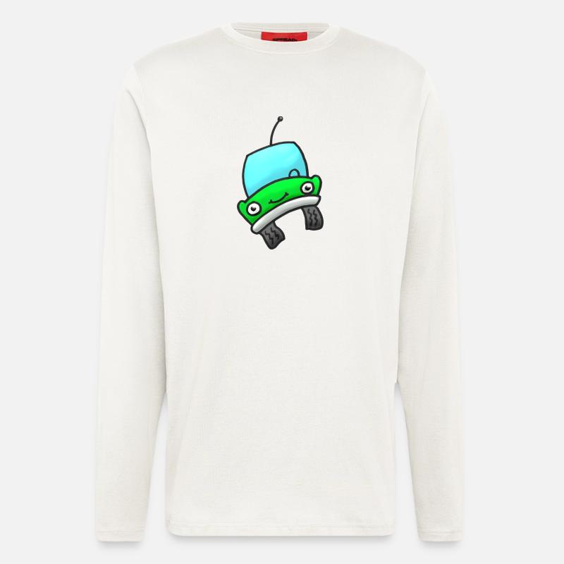 Auto grün - Langarmshirt - made by SPREAD  - OFF WHITE