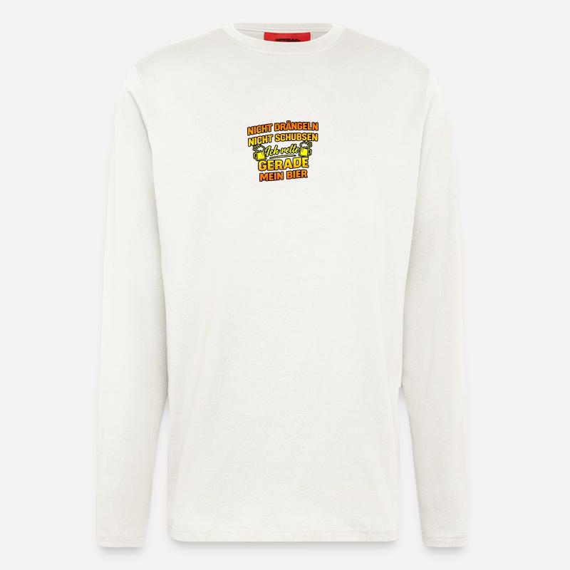 Saving beer - Longsleeve - made by SPREAD  - OFF WHITE