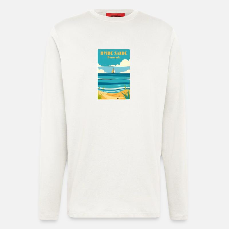 Hvide Sande Dänemark - Langarmshirt - made by SPREAD  - OFF WHITE