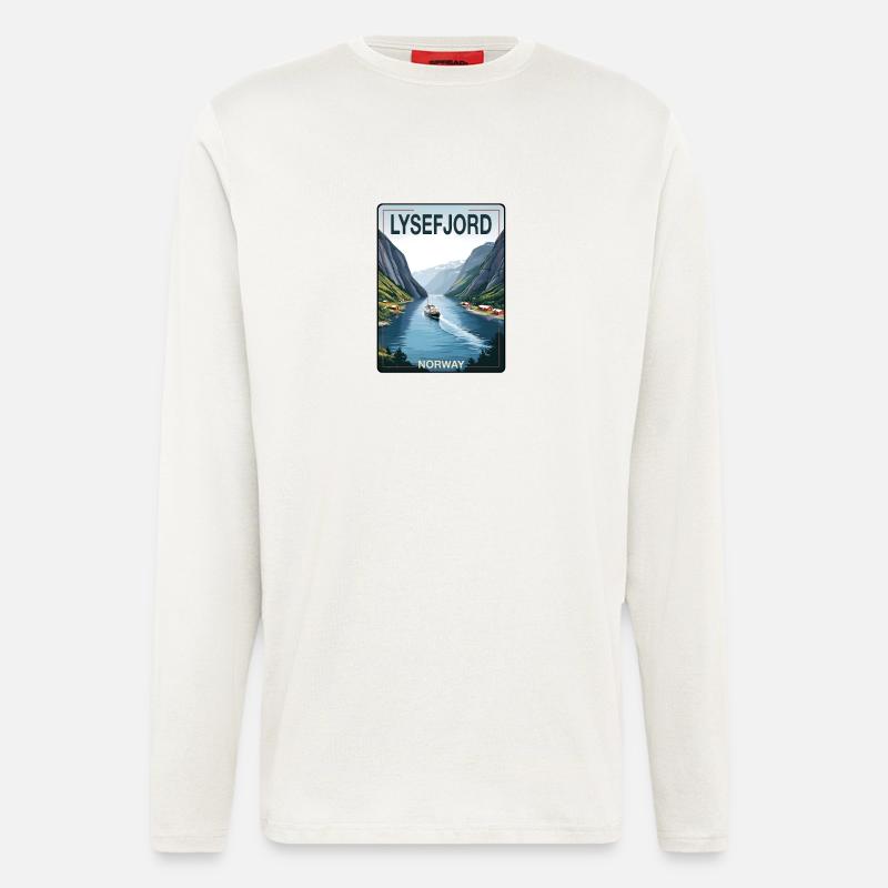 LyseFjord - Langarmshirt - made by SPREAD  - OFF WHITE