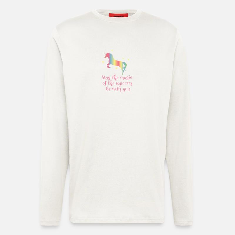 Einhorn - Langarmshirt - made by SPREAD  - OFF WHITE
