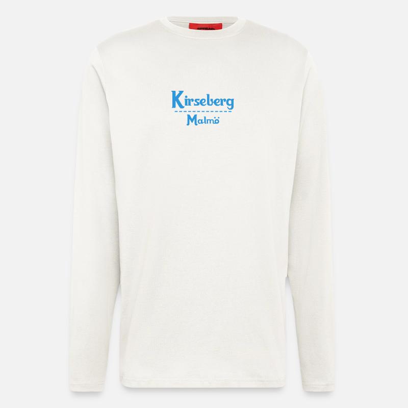 Kirseberg – Malmö Sky Blue Design - Langarmshirt - made by SPREAD  - OFF WHITE