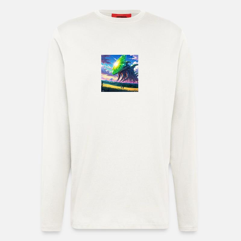 Leonardo Anime XL - Langarmshirt - made by SPREAD  - OFF WHITE