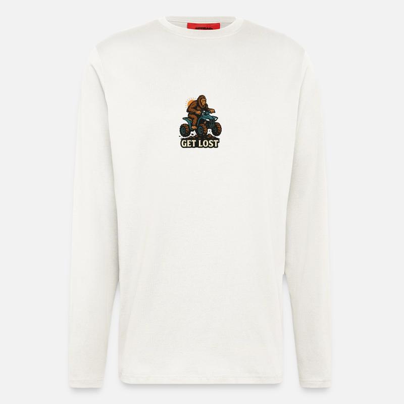 Hol dir Lost Sasquatch - Langarmshirt - made by SPREAD - OFF WHITE
